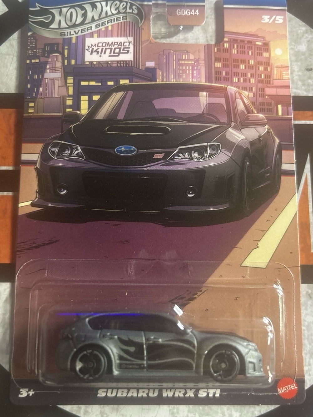 Hot Wheels Subaru WRX STI Die-Cast Car - Silver